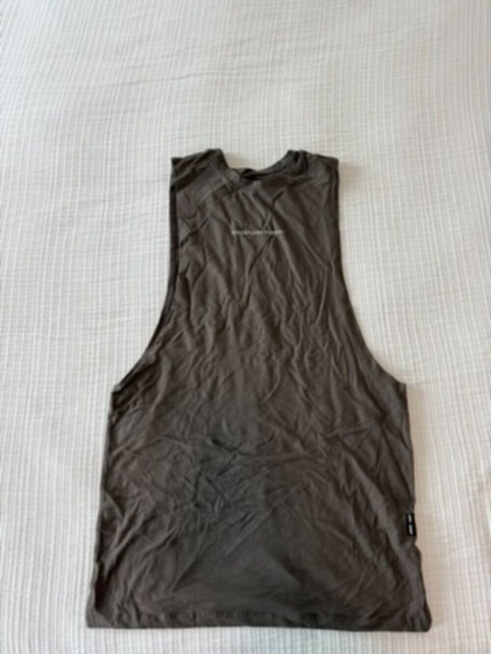 ASRV CottonPlus Muscle Tank Deep Taupe Men's Size M DSG-0484